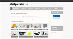 Desktop Screenshot of plastportalen.se